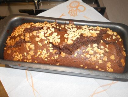 plumcake al cacao con solo gli albumi