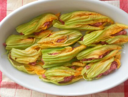 fiori di zucca ripieni
