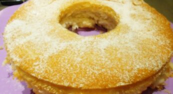 Torta soffice al limone con soli albumi