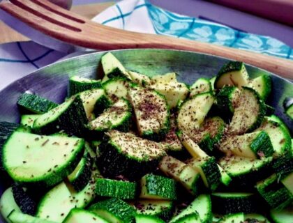 zucchine in padella