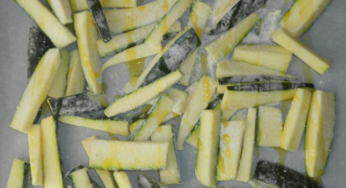 Crostini e zucchine al forno